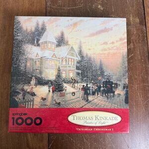THOMAS KINKADE‎ Springbok 1000 Piece Puzzle Victorian Christmas I NEW